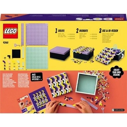 Конструктор LEGO DOTS Большая коробка (41960): Рекомендуемый возраст 7+