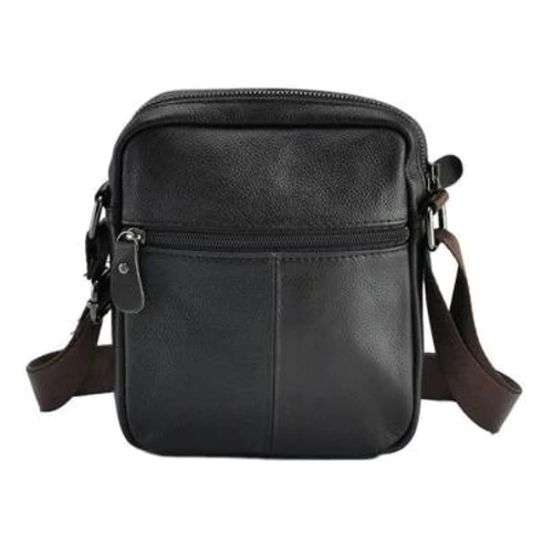 Чоловічі сумки через плече Borsa Leather коричнева (101106-brown): Країна виробник Тайвань