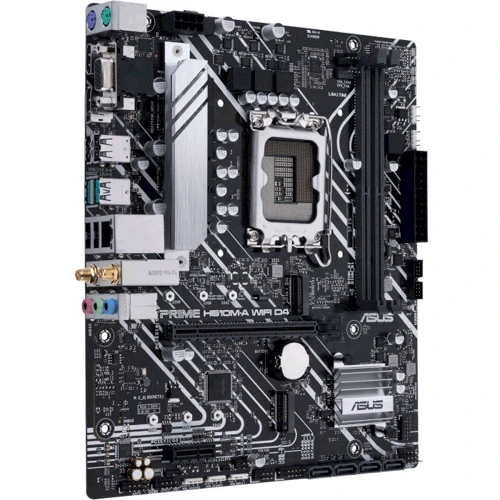 Asus Prime H610M-A WIFI D4: Оперативная память 2xDDR4 3200 МГц, до 64 ГБ