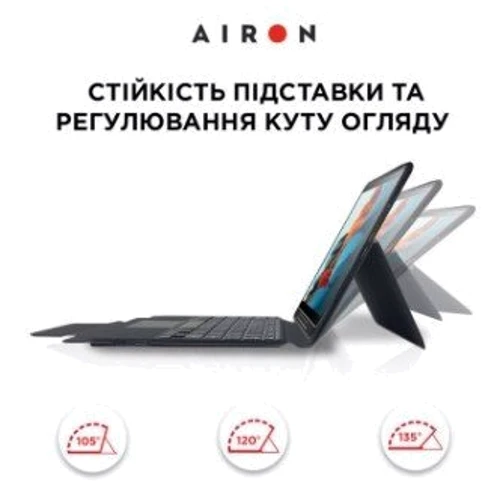 Аксессуар для планшетных ПК AirOn Premium Case Smart Keyboard Black for Samsung Galaxy Tab S7 T870/T875 / Galaxy Tab S8 2022 X700/X706 (4822352781098) фото 5