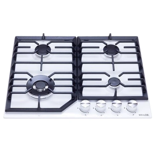 Варочная поверхность газовая WEILOR GM W624 WH: Рабочая поверхность эмаль
