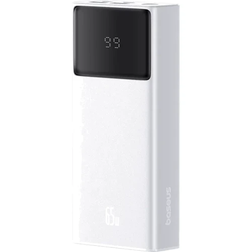 Внешний аккумулятор Baseus Power Bank 20000mAh Star-Lord Digital Display Fast Charging 65W White (P10022906213-00): Кабели/переходники для смартфонов в комплекте USB Type-C