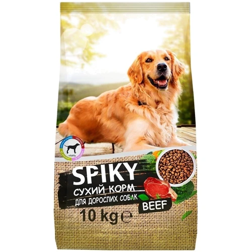 Сухой корм Spiky Beef для собак со вкусом говядины 10 кг (4820259650162): Тип Сухой корм