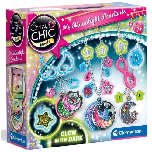 Набір для творчості Clementoni My Moonlight Pendants серія Crazy Chic (8005125185849): Виробник Clementoni