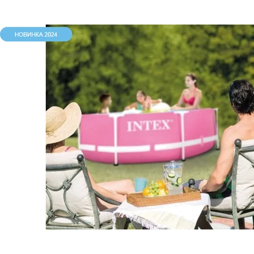 Басейн каркасний Intex Metal Frame Pool 28292 NP 244x76 см фото 3