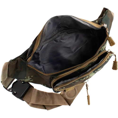 Мужская поясная сумка Valiria Fashion хаки (5DETBP8102-4): Материал Текстиль
