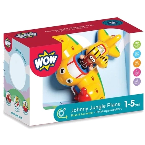 Игрушка WOW Toys Johnny Jungle Plane Самолет Джонни (01013) фото 5