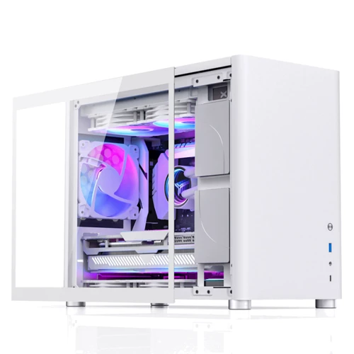 Корпус Jonsbo D30 Aluminum White: Форм-фактор материнской платы DTX / Micro-ATX / Mini-ITX