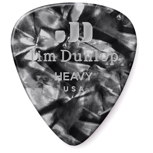 Медиатор Набор медиаторов DUNLOP 483P02MD GENUINE CELLULOID BLACK PEARL MEDIUM: Тип Медиатор
