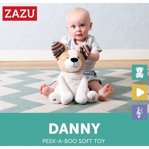 М'яка музична іграшка Zazu Денні Peek-A-Boo (ZA-DANNY-01) фото 11