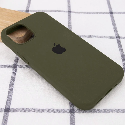 Чохол для iPhone Mobile Case Silicone Case Full Protective Green/Dark Olive для iPhone 14 Pro Max: Колір зеленый