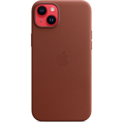 Чохол для iPhone Apple for iPhone 14 Plus Leather Case with MagSafe Umber (MPPD3) : Тип чохла накладка на заднюю часть