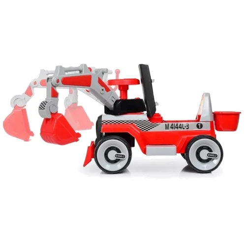 Толокар Bambi Трактор 2в1 червоний (M 4144L-3)