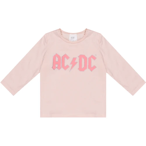 Лонгслив H&M 1020350 68 см розовый