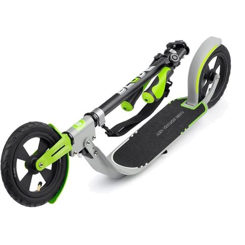 Самокат Blade Sport Air Cross 230, grey / green: Тип коліс надувні