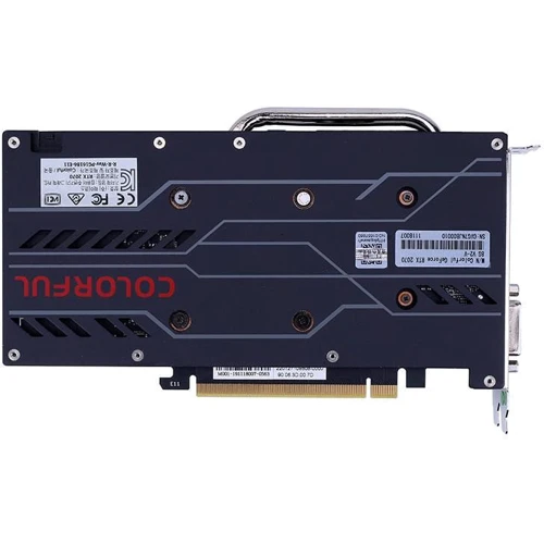 Видеокарта Colorful GeForce RTX 2070 8G V2-V: Объем памяти, Гб 8