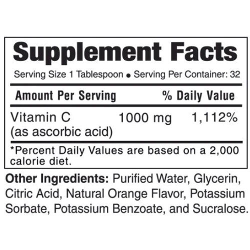 Earths Creation Liquid Vitamin C 1000 mg Витамин С 474 мл: Тип Витамин C