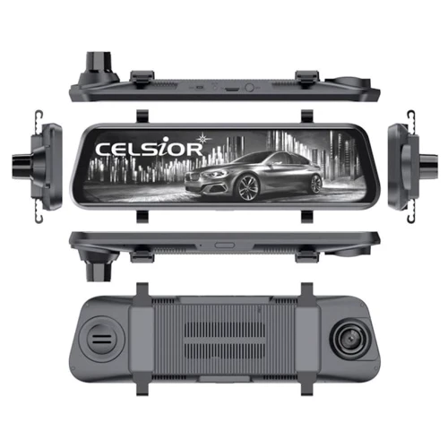 Видеорегистратор-зеркало Celsior DVR M8.1: Крепление Зажим на зеркало