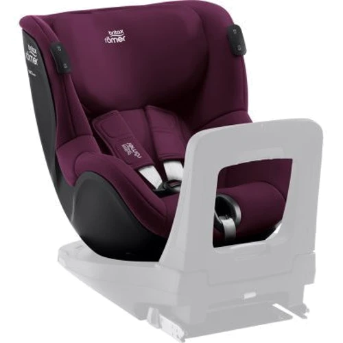 Автокресло BRITAX-ROMER DUALFIX iSENSE Burgundy Red: Крепление Isofix есть