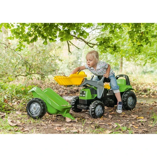 Трактор с ковшом Rolly Toys rollyFarmtrac Case Puma CVX 240 красно-чёрный (611126): Материал корпуса пластик