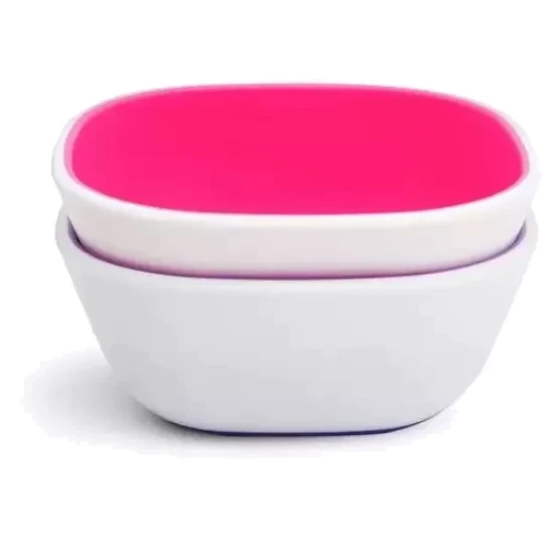 Набір тарілок Munchkin Splash Bowls, 2 шт, рожева та фіолетова (46725.02): Тип Тарелка