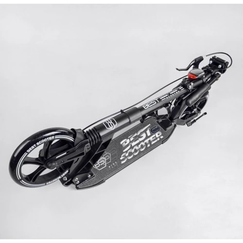 Самокат двоколісний Best Scooter чорний (24215): Кількість коліс 2