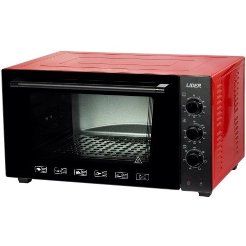 Электродуховка настольная LIDER 4223 LUX BLACK-RED: Метод очистки традиционный