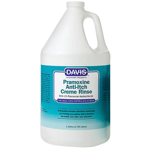 

Кондиционер от зуда с 1% прамоксин гидрохлоридом Davis Pramoxine Anti-Itch Creme Rinse для собак и котов 3.8 л