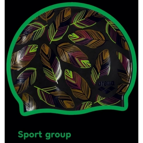 Шапочка для плавания Arena PRINT 2 (1E368-214) UNI falling leaves