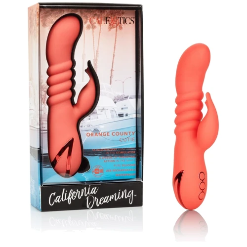 CalExotics Orange County Cutie вибратор кролик, 11.5x3.75 см