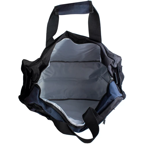 Чоловіча спортивна сумка Valiria Fashion темно-синя (DETAO2700-6): Фактура Ткана