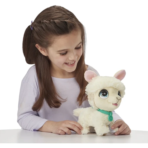 Інтерактивна іграшка Hasbro Furreal Friends м'яка серії Валкалоти BIG WAG TREND PET LLAMA (E8725_E8728) фото 4