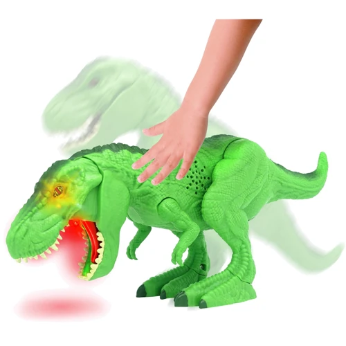 Игрушка Могучий Мегазавр T-Rex рычащий и кусающий 30 см (80086-1) фото 4