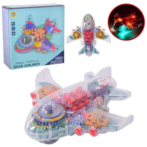 Літак зі світловими ефектами 20х6х18 см (2263): Виробник Noname