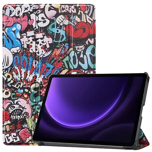 Аксессуар для планшетных ПК BeCover Smart Case Graffiti for Samsung X520/X526 Galaxy Tab S10 FE (713285): Цвет разноцветный
