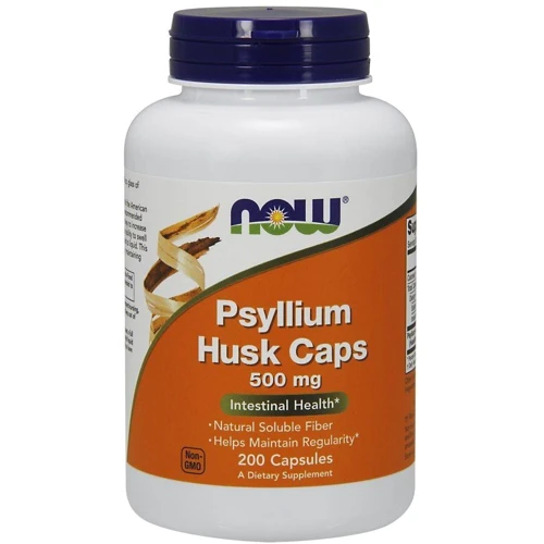 

Now Foods Psyllium Husk шелуха подорожника 500 мг, 200 капсул