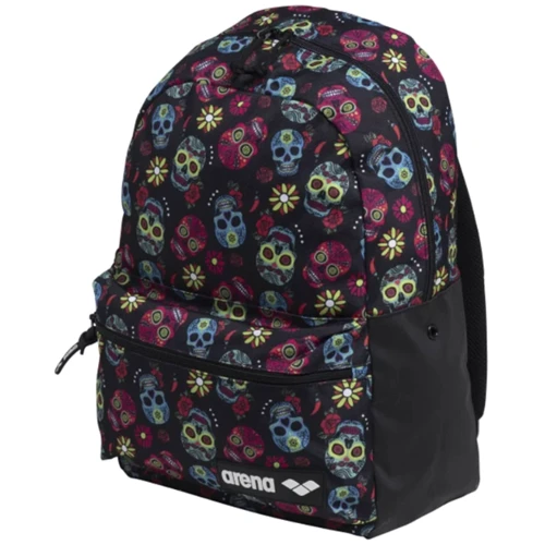 Рюкзак Аrena TEAM BACKPACK 30 ALLOVER Crazy Skulls Carnival чорний (002484-128): Тип ручки Плечовий ремінь, Коротка ручка
