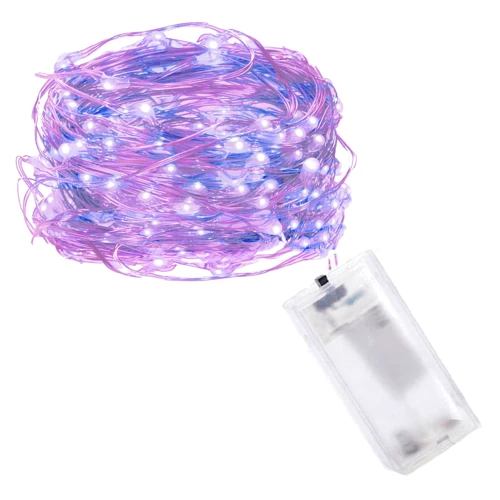 Гірлянда на батарейках Springos 1.9 м 20 LED CL0011 Pink/Blue фото 5