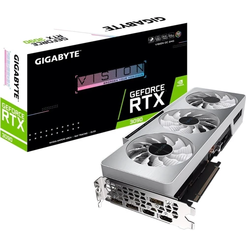 Видеокарта GIGABYTE GeForce RTX 3090 VISION OC 24G (GV-N3090VISION OC-24GD): Исполнение Трехслотовое