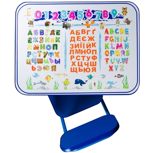 Детская парта со стульчиком Ommi Тачки Синяя (00-00143541)