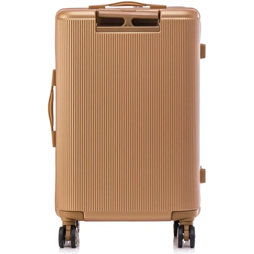Чемодан Semi Line 24" (M) Gold золотой (T5667-3): Фактура Глянцевая, Матовая