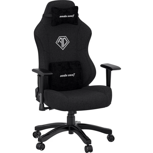 Кресло игровое Anda Seat Phantom 3 Pro Size L Black Fabric (AD18YC-06-B-F) фото 4