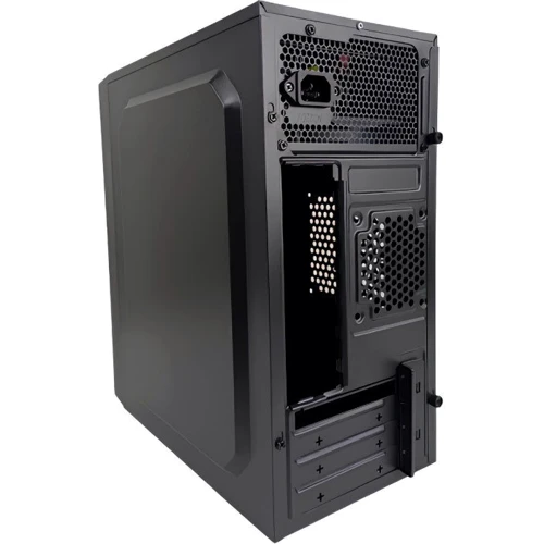 Корпус Casecom GN-1718 450W Black (GN-1718-450): Материал передней панели пластик
