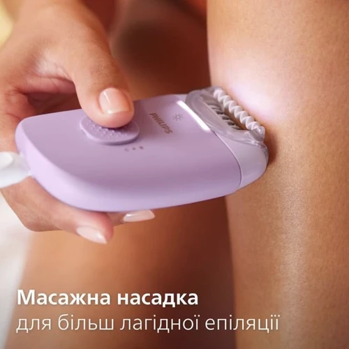 Эпилятор Philips BRE257/00: Массажная насадка Есть