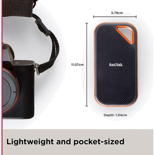 SanDisk Extreme PRO V2 2 TB (SDSSDE81-2T00-G25): Тип накопителя портативный