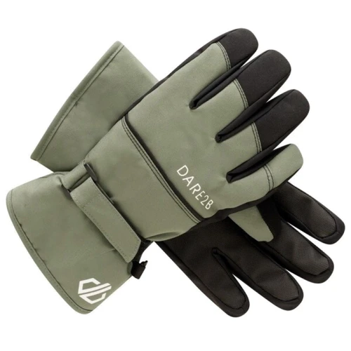 Детские горнолыжные перчатки Dare 2b Restart Glove (DKG315-P7T) 8-10 серо-зеленые: Пол Мальчик
