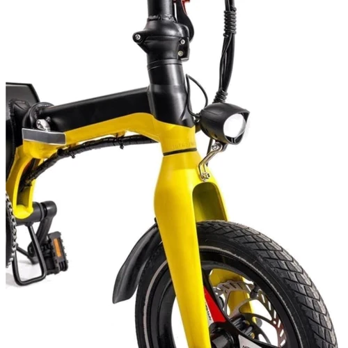 Электровелосипед Zhengbu D8 Matt Series Yellow фото 8