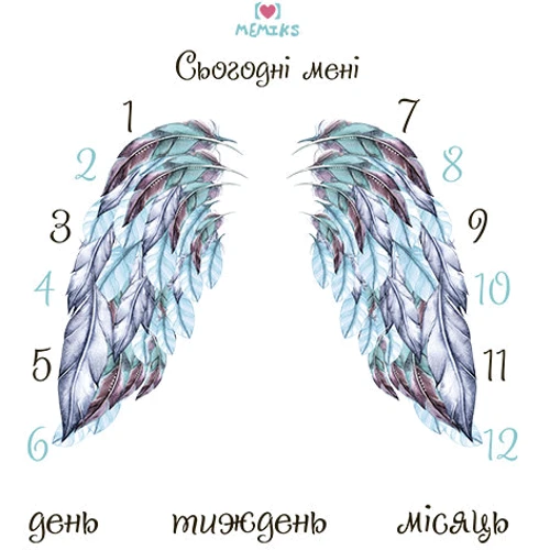 Фотофон Memiks Плюшева пелюшка для фотосесії "Крила"