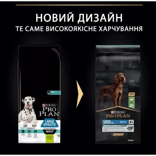 Сухой корм для собак Pro Plan Large Athletic с ягненком 14 кг (7613035415591) фото 10