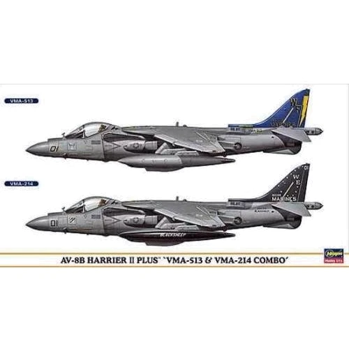 Модель Hasegawa Штурмовики AV-8B Harrier II Plus "VMA-513 & VMA-214 Combo" (HA00936)